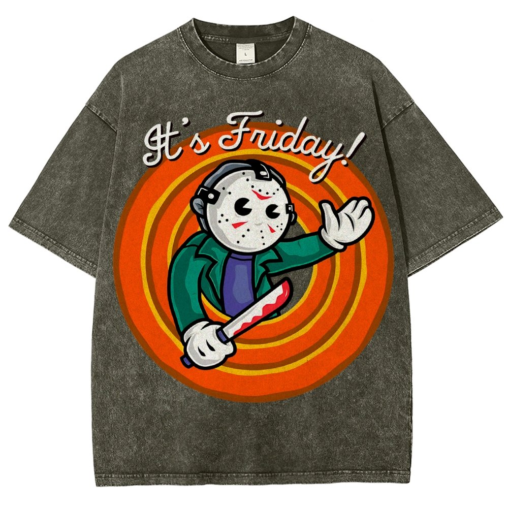 It's Friday Vintage Distressed T-shirt