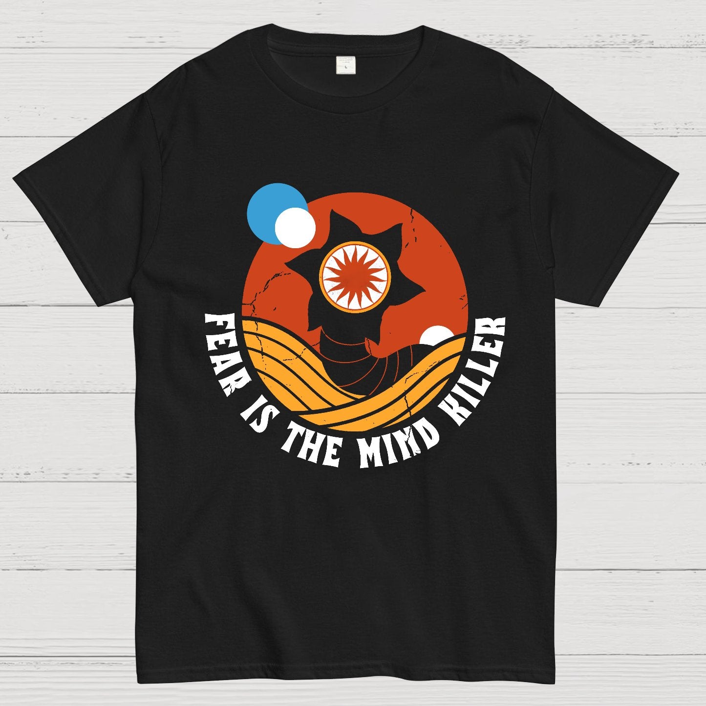 Fear Is The Mind Killer - Vintage Distressed Retro Scifi Geek T-Shirt