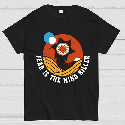 Fear Is The Mind Killer - Vintage Distressed Retro Scifi Geek T-Shirt