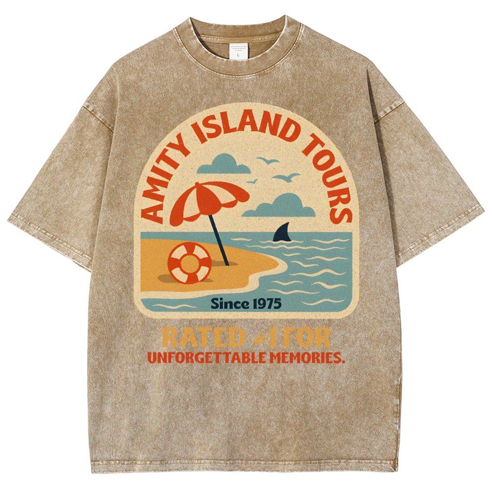 Seaside Tours Vintage Distressed T-shirt