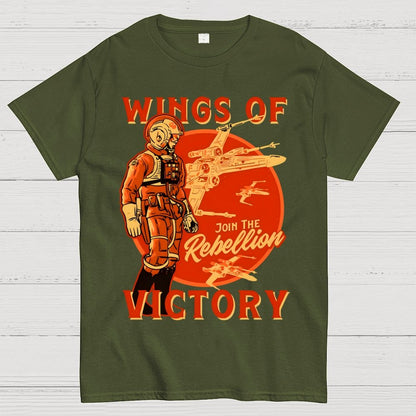 Wings of Triumph Victory Recruitment Geek T-Shirt