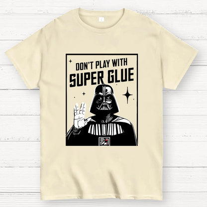 Galaxy Safety Tip Keep away from super glue Geek T-Shirt
