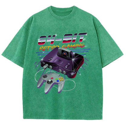 '64-Bit Retro Gaming Vintage Distressed T-shirt