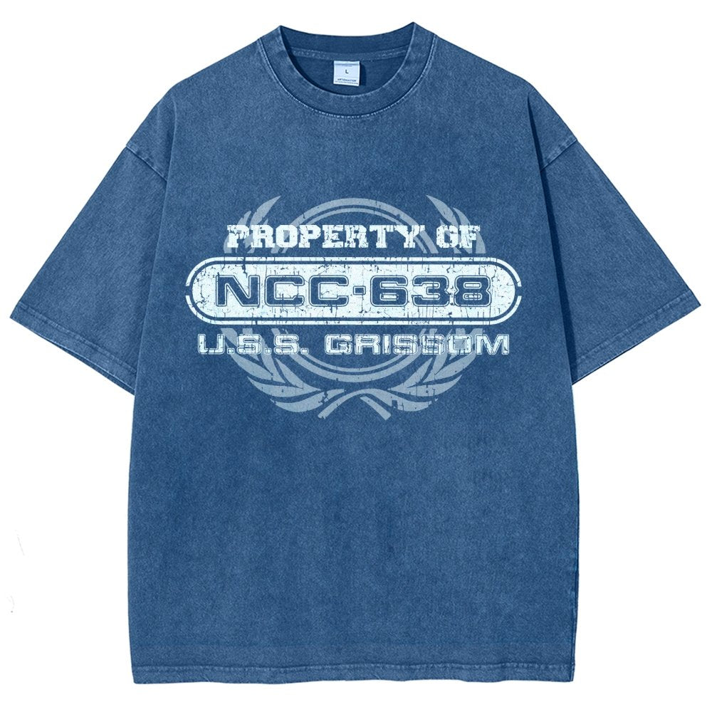 Vintage Property of ABC123 Vintage Distressed T-shirt