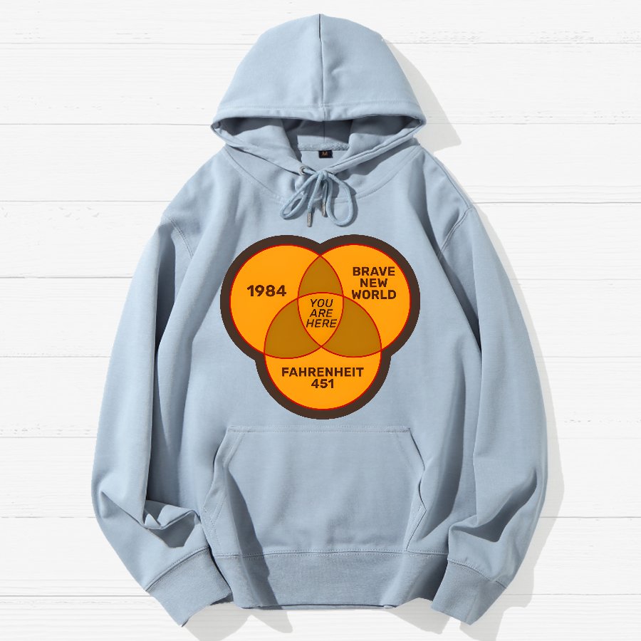 You Are Here Geek Cotton Hoodie