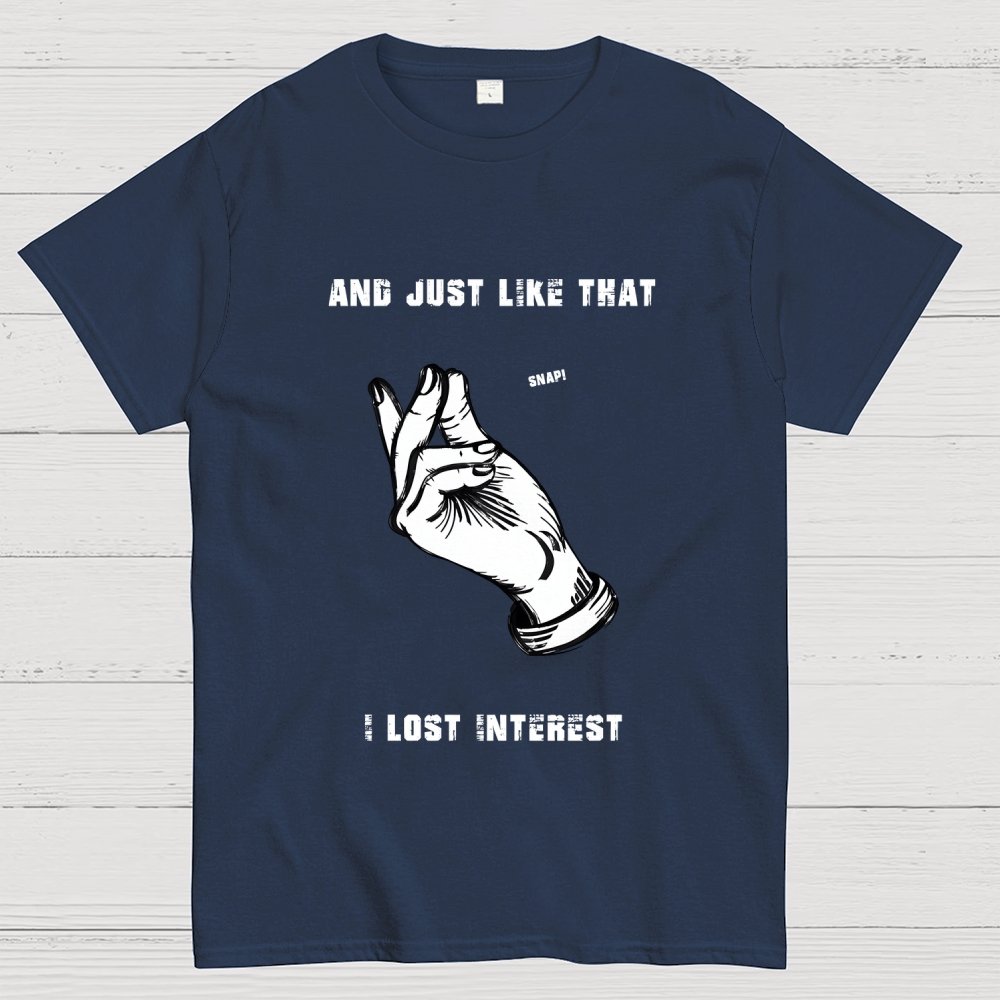 I Lost Interest Geek T-Shirt