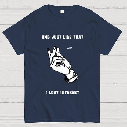 I Lost Interest Geek T-Shirt