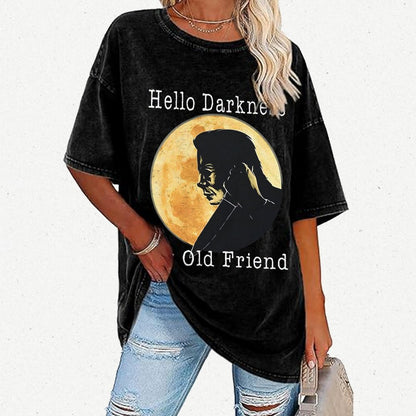 Hello Darkness My Old Friend Vintage Distressed T-shirt