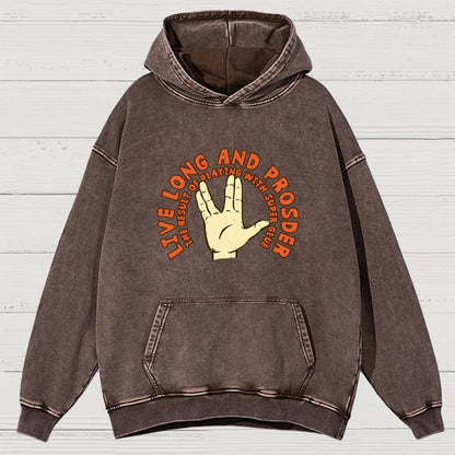The Result Of Playing With Super Glue Vintage Distressed Hoodie