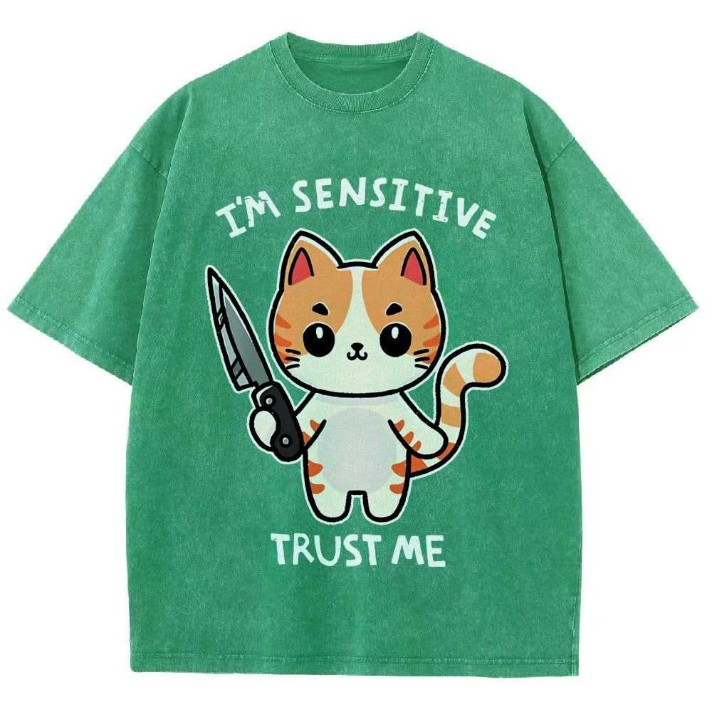 I'm Sensitive Vintage Distressed T-shirt