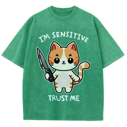 I'm Sensitive Vintage Distressed T-shirt