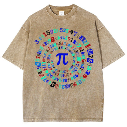 Happy Pi Day Vintage Distressed T-shirt