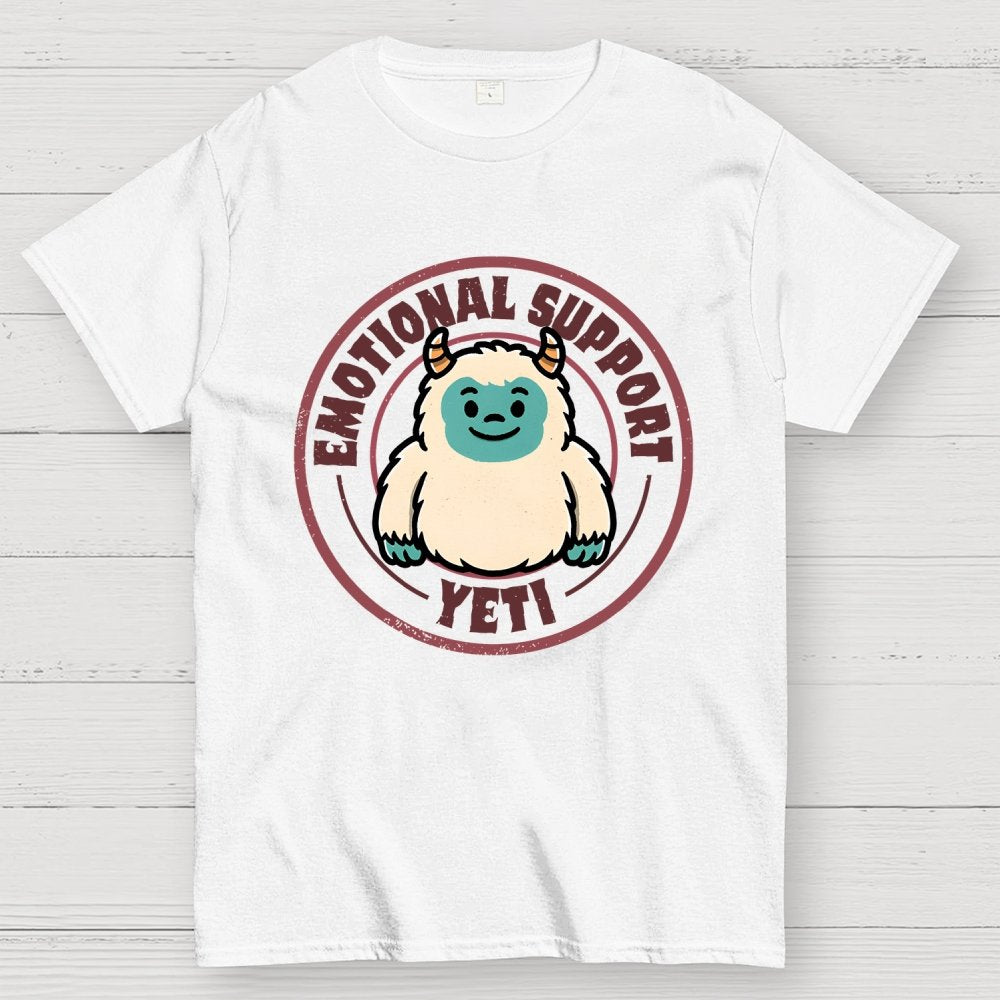 Emotional Support Yeti Geek T-Shirt