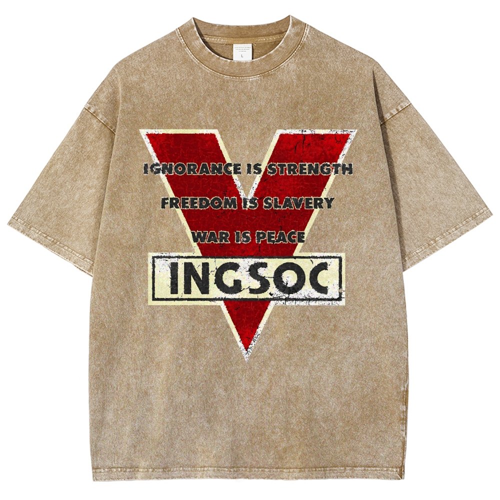 Ignorance Is Strength Tri Blend Vintage Distressed T-shirt