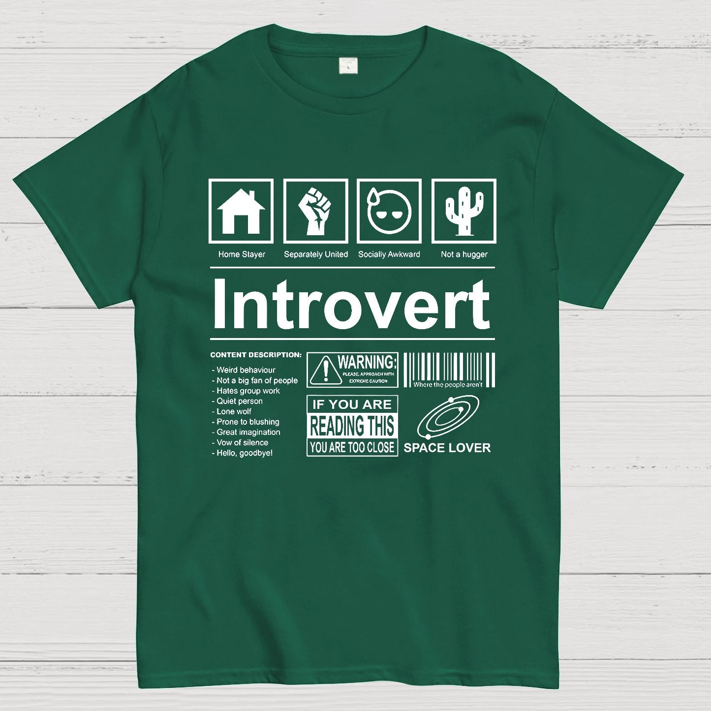 Introvert Label Geek T-Shirt