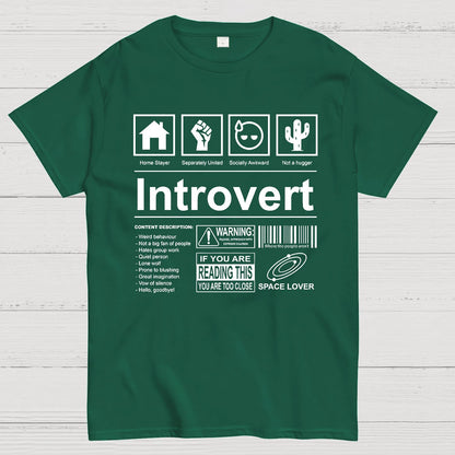 Introvert Label Geek T-Shirt