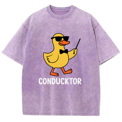 Conducktor Vintage Distressed T-shirt