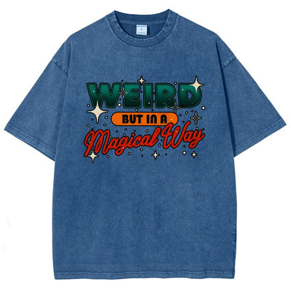 Weird But In A Magical Way Vintage Distressed T-shirt