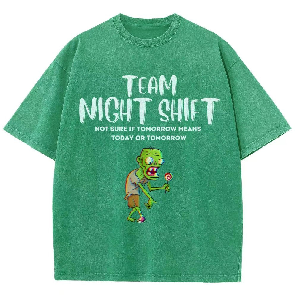 Night Shift Team! Vintage Distressed T-shirt