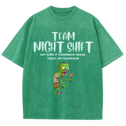 Night Shift Team! Vintage Distressed T-shirt