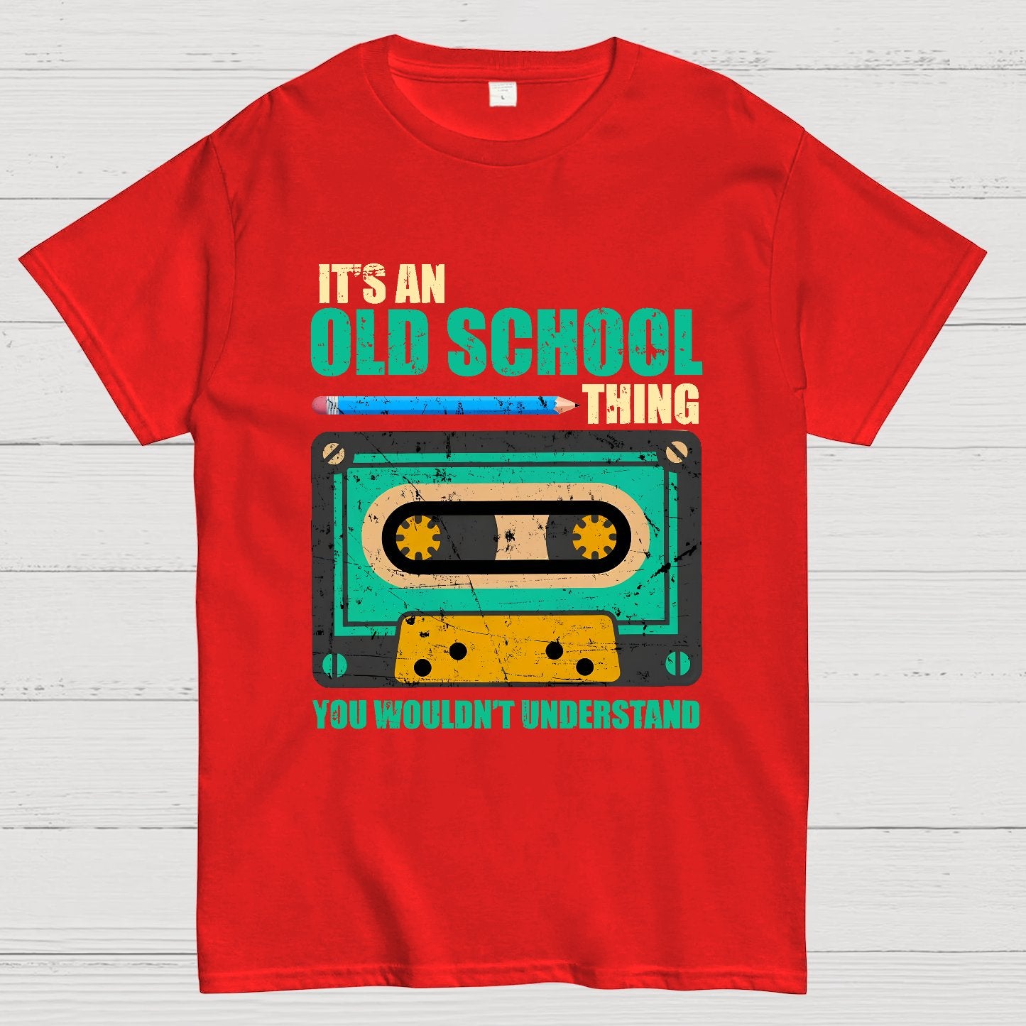 Its an Old School Thing You Wouldnt Understand Vintage Cassette Geek T-Shirt