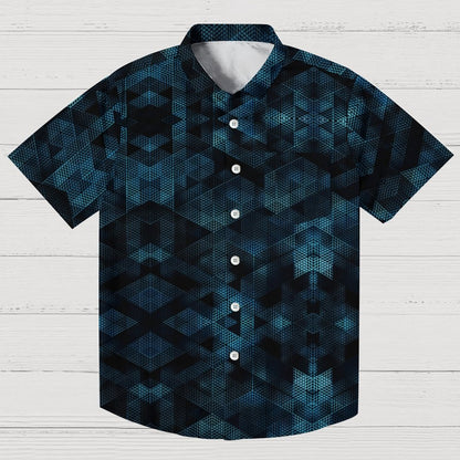 Geometric line science fiction Geek Hawaiian Shirt