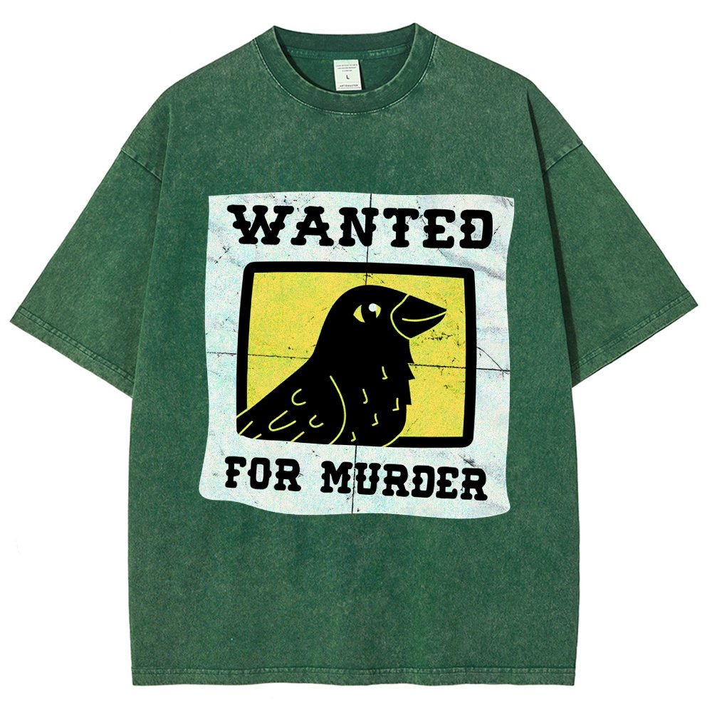 Crows Wanted Vintage Distressed T-shirt