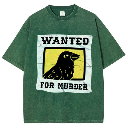 Crows Wanted Vintage Distressed T-shirt