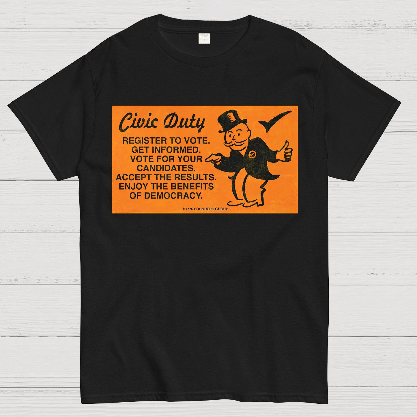 Civic Duty Card.Sarcasm Geek T-Shirt