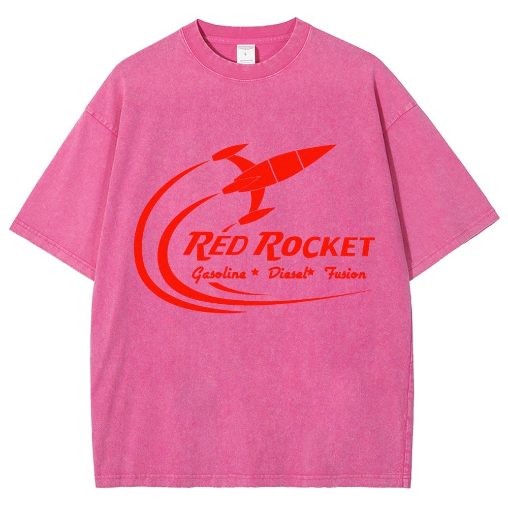 Red Rocket Fuel Vintage Distressed T-shirt