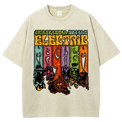 The Psychedelic Mayhem Vintage Distressed T-shirt