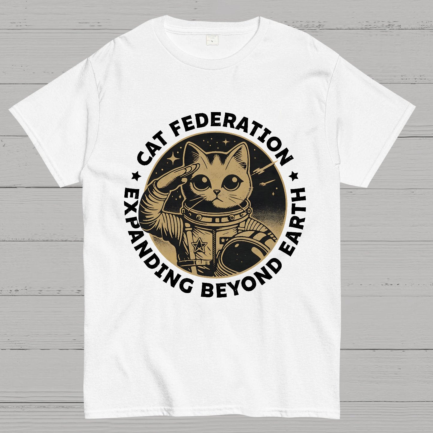 Universal Domination Cat Geek T-Shirt