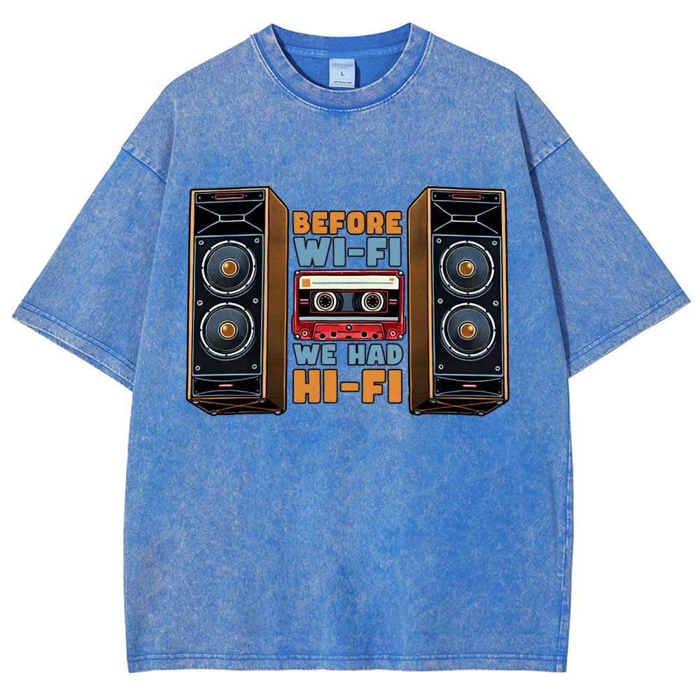Before Wi-Fi Vintage Distressed T-shirt