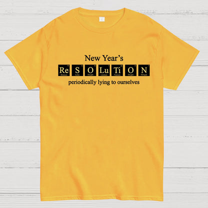 New Year's Periodic Lies Geek T-Shirt