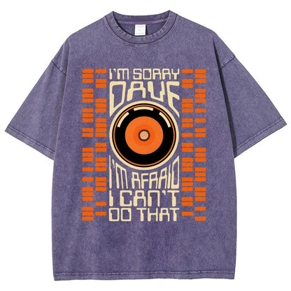 I'm Sorry Dave Vintage Distressed T-shirt