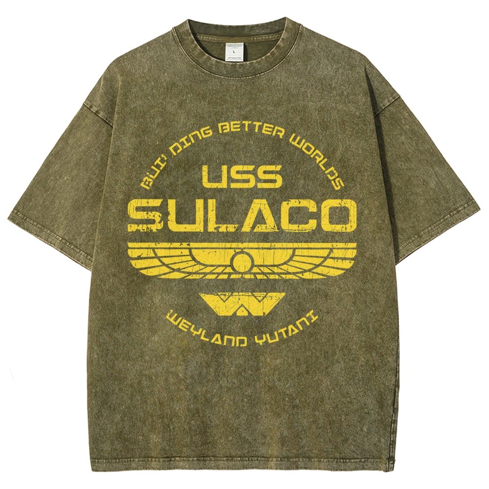 USS Starlight Vintage Distressed T-shirt