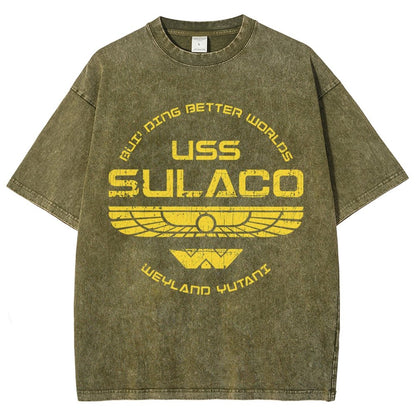 USS Starlight Vintage Distressed T-shirt