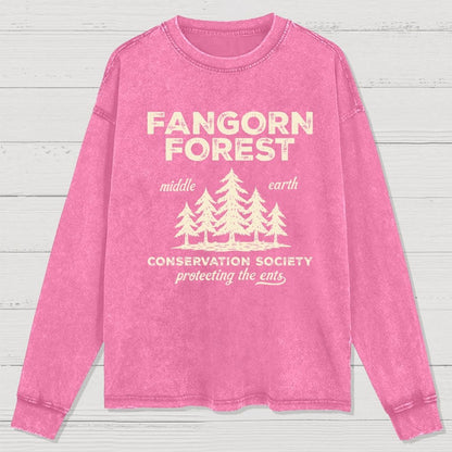 Enchanted Forest Washed Long Sleeve Tee