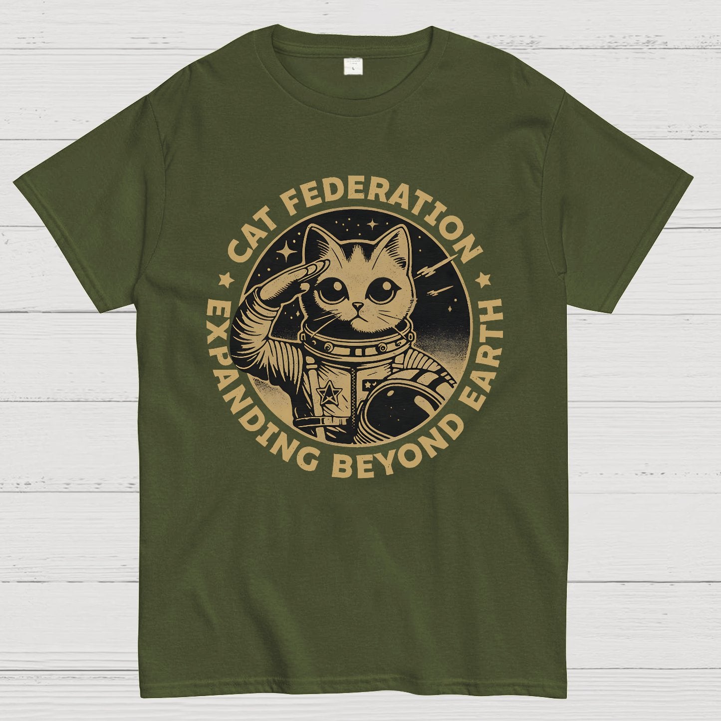 Universal Domination Cat Geek T-Shirt