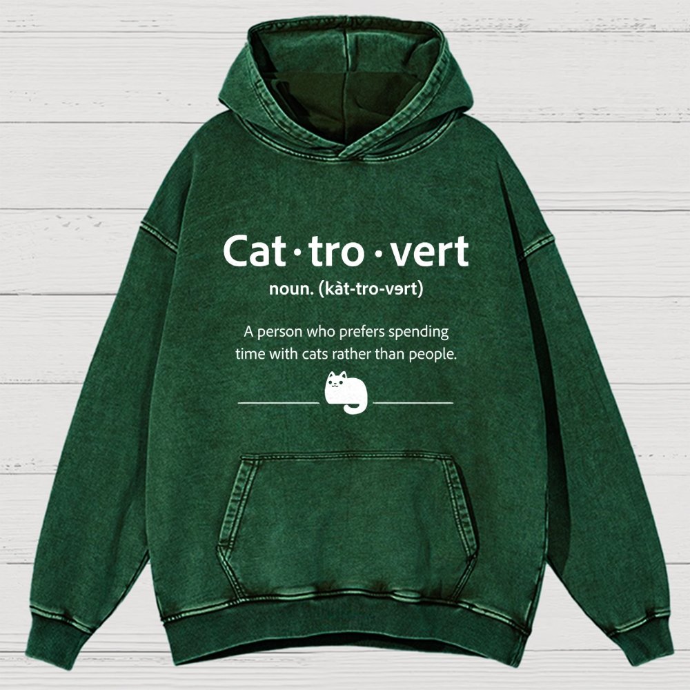Dog-Tro-Vert Vintage Distressed Hoodie