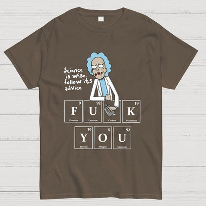 Science Is Wise Follow It's Advice Geeky T-Shirt