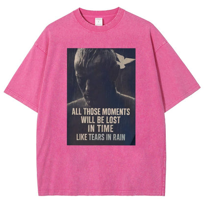 Like Tears in the Rain Vintage Distressed T-shirt