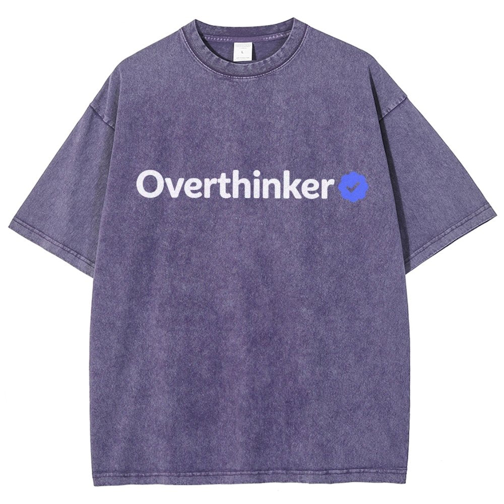 Certified Overthinker Vintage Distressed T-shirt