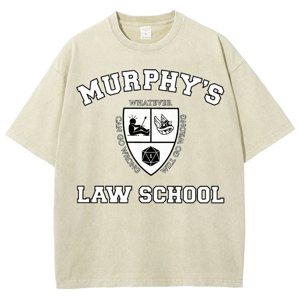 Murphy's Law School Vintage Distressed T-shirt