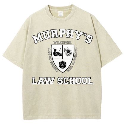 Murphy's Law School Vintage Distressed T-shirt
