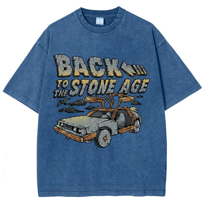 STONE AGE Vintage Distressed T-shirt