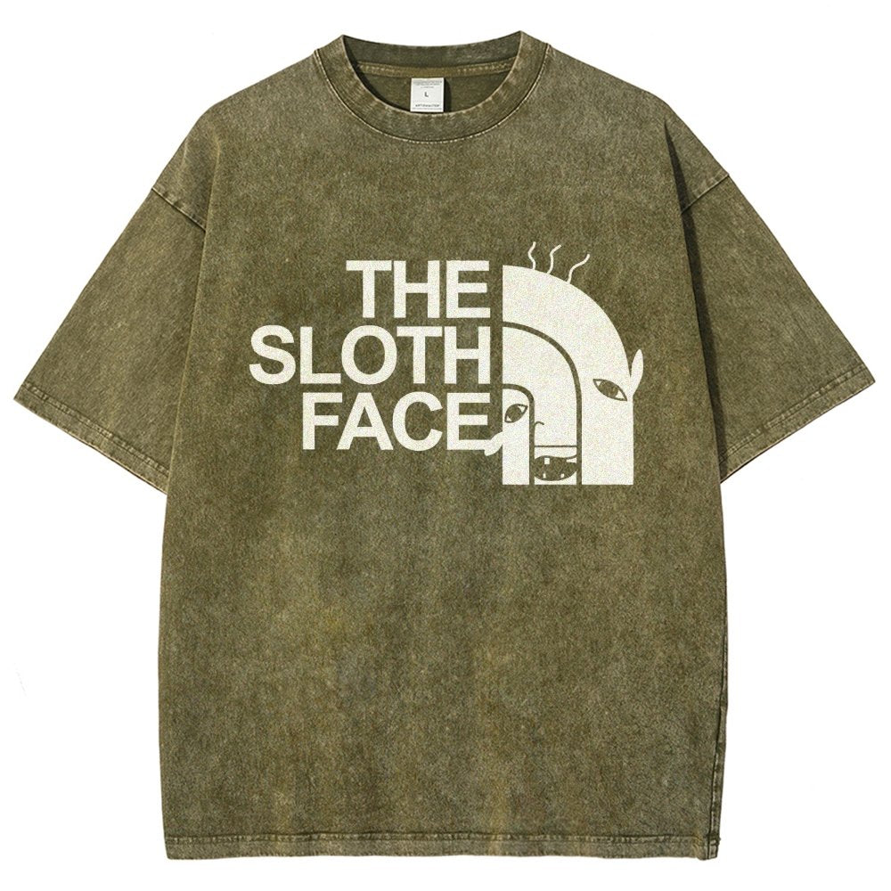 Slothface Vintage Distressed T-shirt
