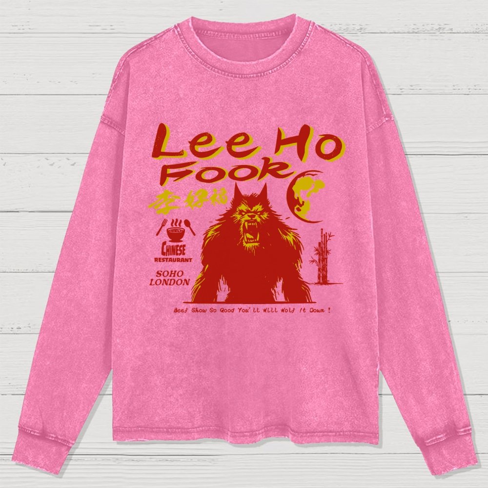Lee Ho Fooks Washed Long Sleeve Tee