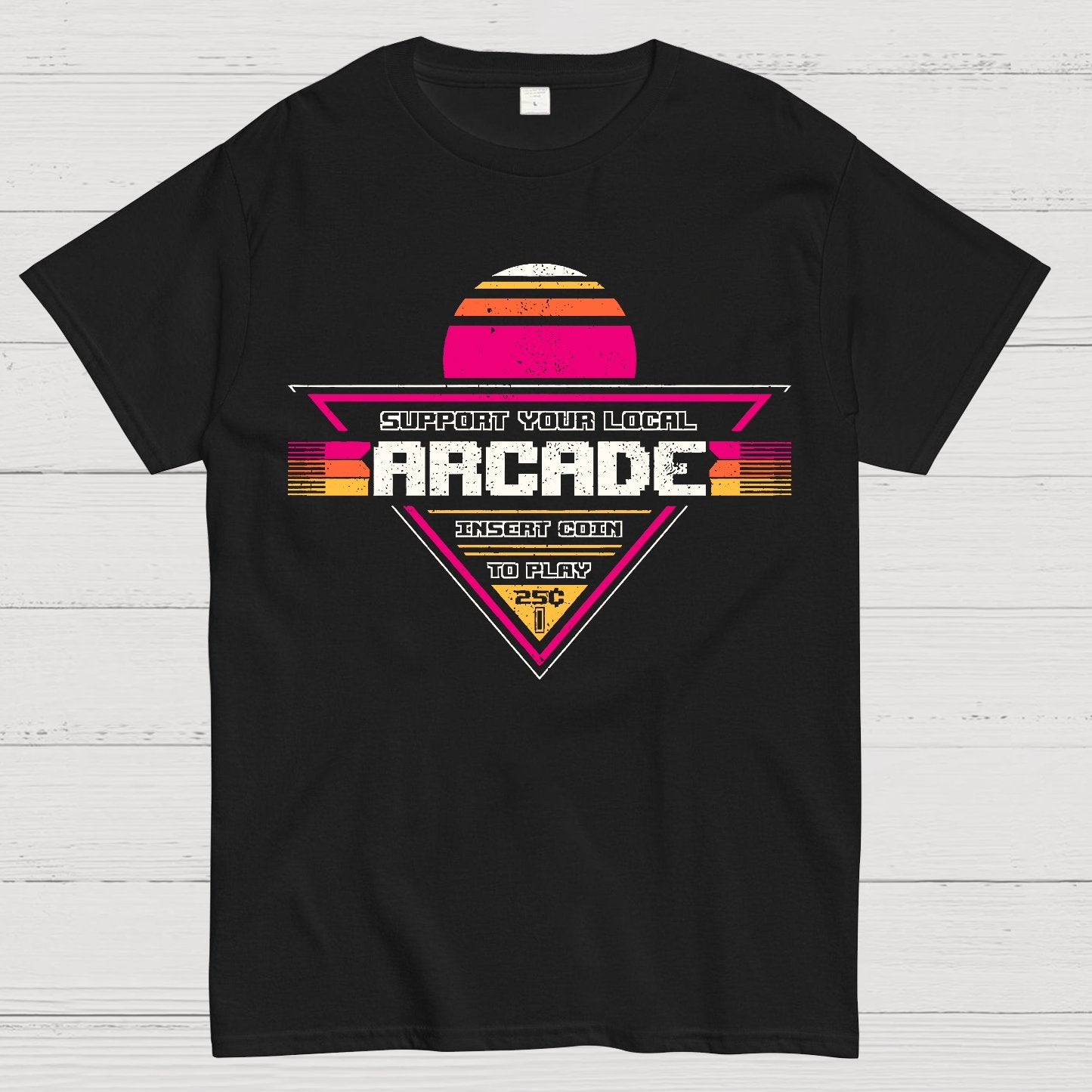 Support Your Local Arcade Geek T-Shirt
