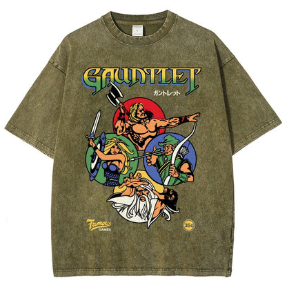 Gauntlet Retro Vintage Arcade Gaming Vintage Distressed T-shirt
